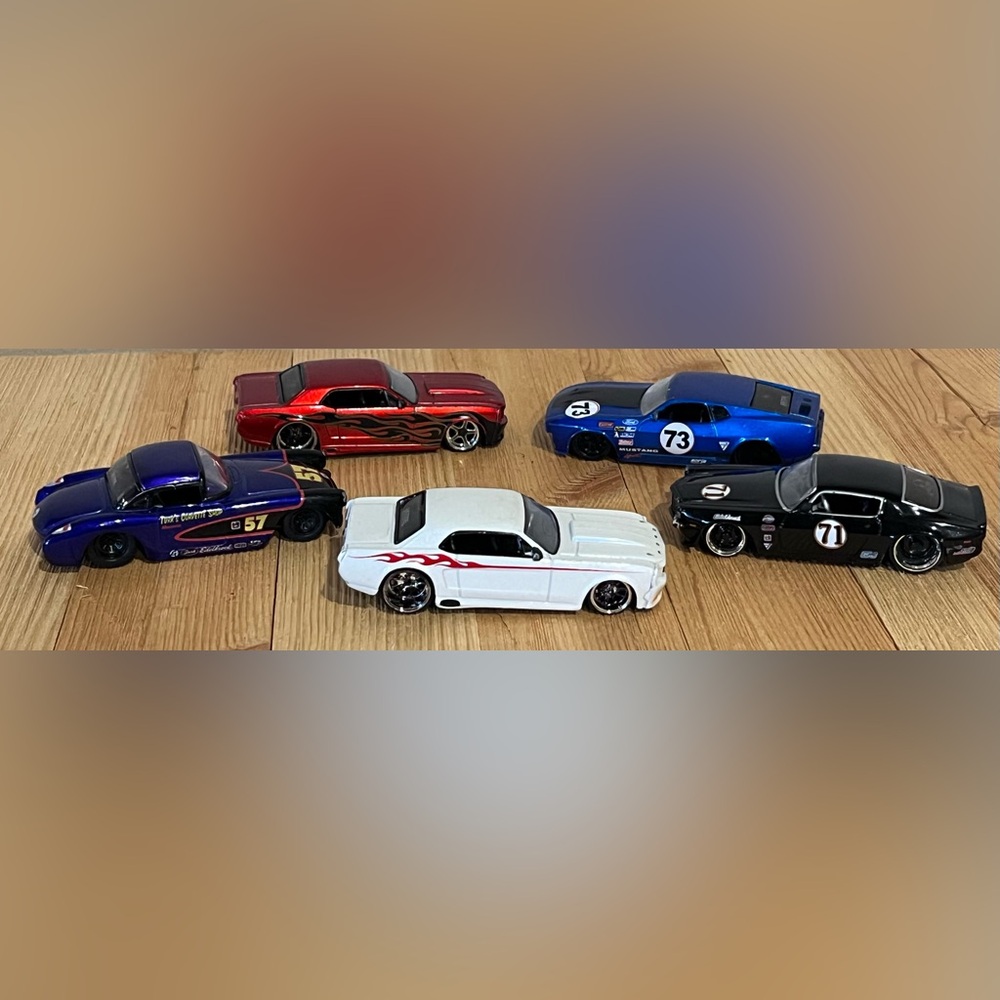 Jada Toys Big Time Muscle Die-Cast Toy Car Set of 5, 1/64 scale - Picture 4 of 11